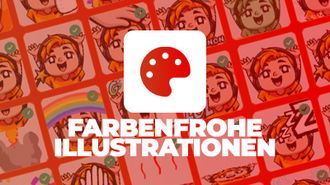 Farbenfrohe Illustrationen!
