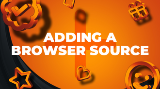 Füge eine Browserquelle zum Scene Builder hinzu