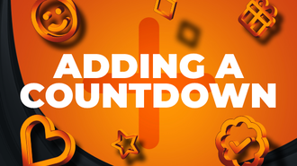 Adding a countdown to your scene