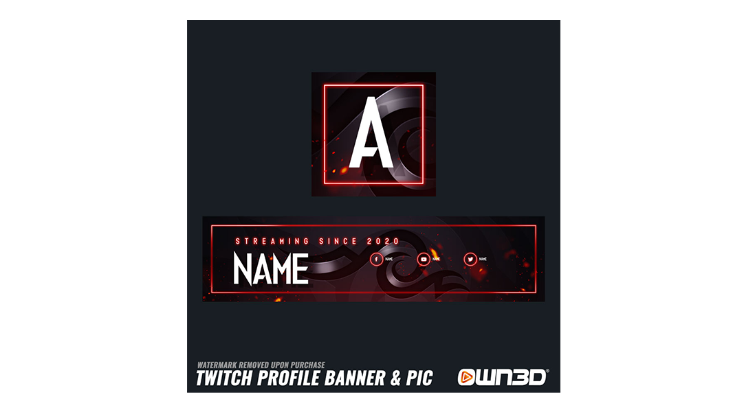 Banners de Twitch para gaming y perfiles de Twitch - OWN3D