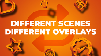 Cenas diferentes para sobreposições diferentes