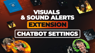 Chatbot-Einstellungen für Visuals & Sound Alerts