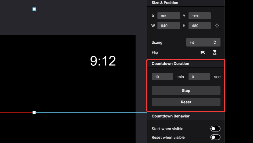 how to create a livestream countdown timer 