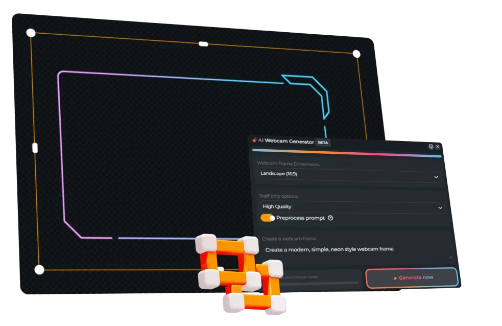 Stream Based Generator Best AI Webcam Frame Generator for Streamers | Stream with OWN3D