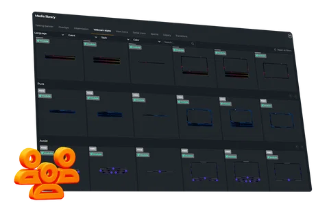 Best AI Webcam Frame Generator for Streamers | Stream with OWN3D