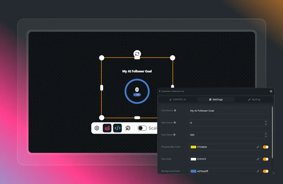 Best AI Widget Maker for Streamers | Stream with OWN3D