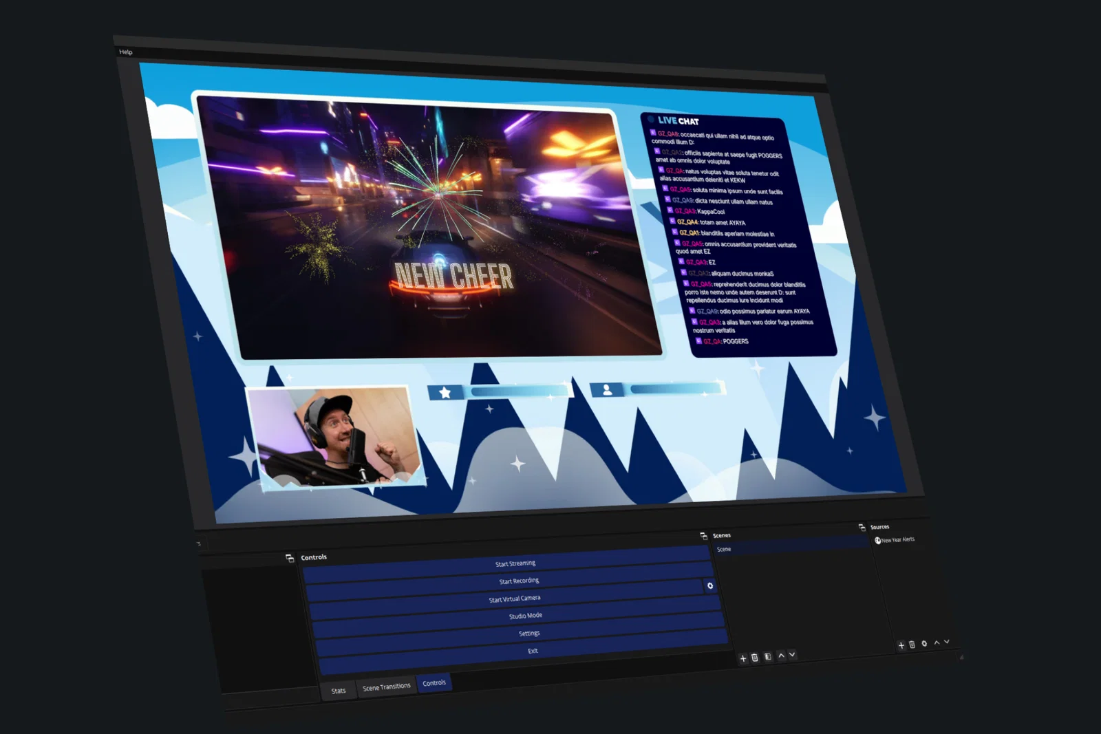 Best New Year Alerts Widget for Streamers | Stream with OWN3D