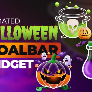Halloween Goal Bar Widget