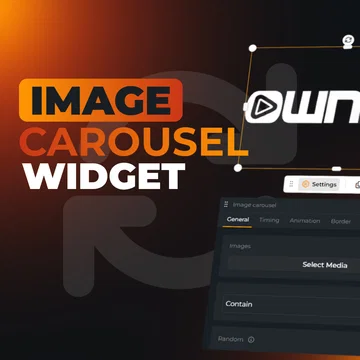Image Carousel Widget