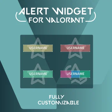 Alert Widget for Valorant