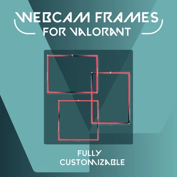 Webcam Frame Widget for Valorant