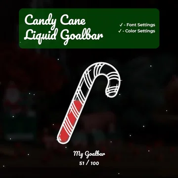 CandyCane Liquid Goal Bar