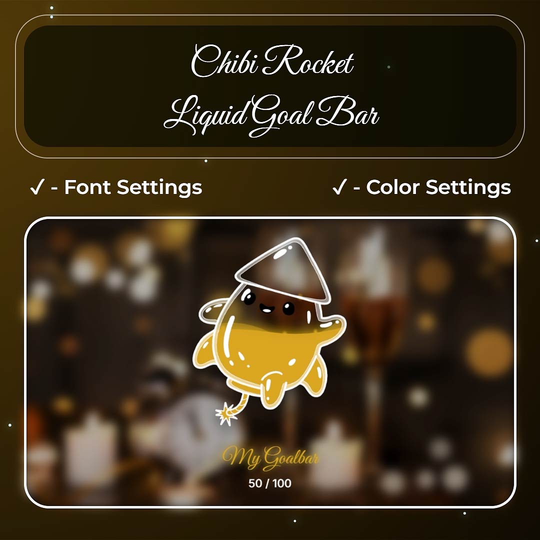 Chibi Rocket Liquid Goal Bar