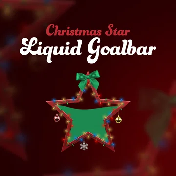 Christmas Star Liquid Goal Bar