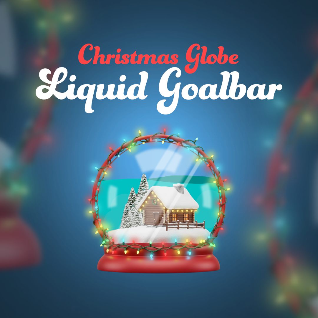 Christmas Globe Liquid Goal Bar
