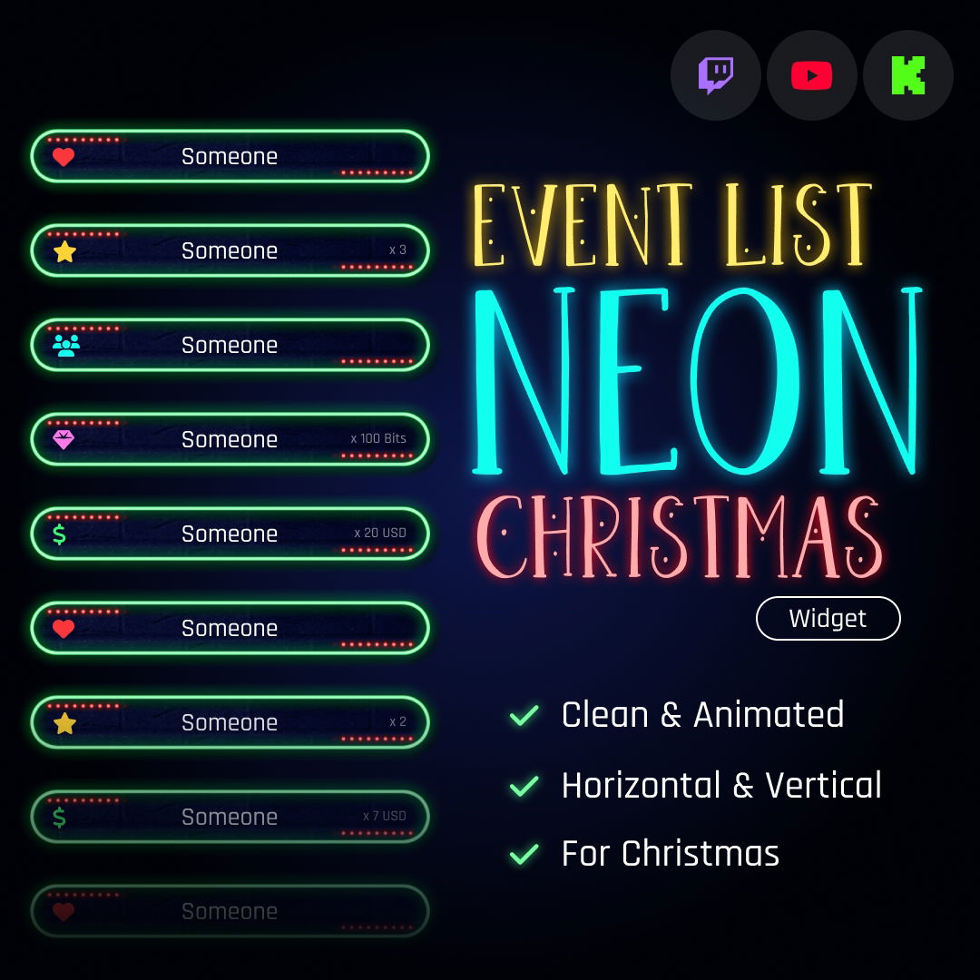 Event List - Neon Christmas