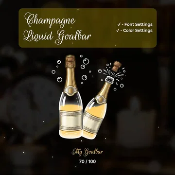 Champagne Liquid Goal Bar