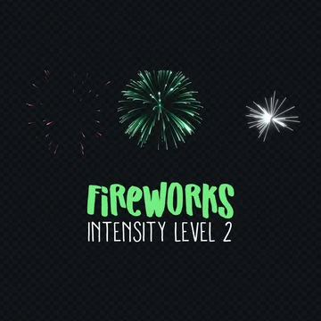 New Year Moods Widget - Fireworks - Level 2