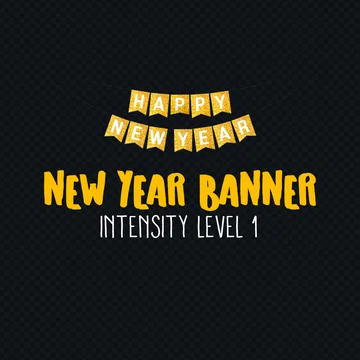 New Year Moods Widget - New Year Banner - Level 1