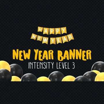 New Year Moods Widget - New Year Banner - Level 3
