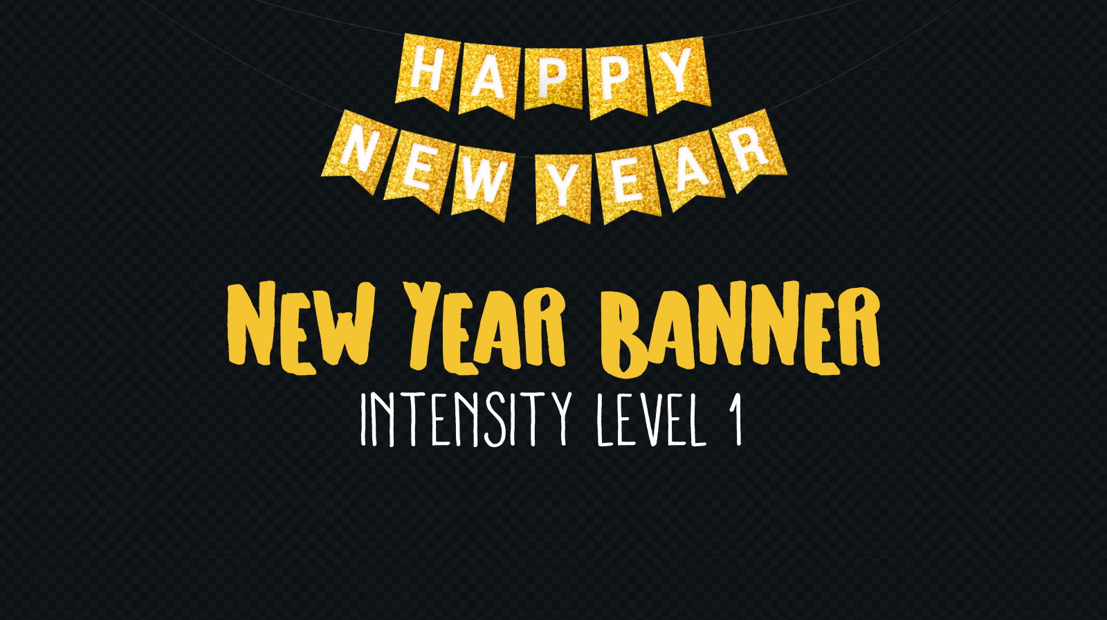 New Year Moods Widget - New Year Banner - Level 1