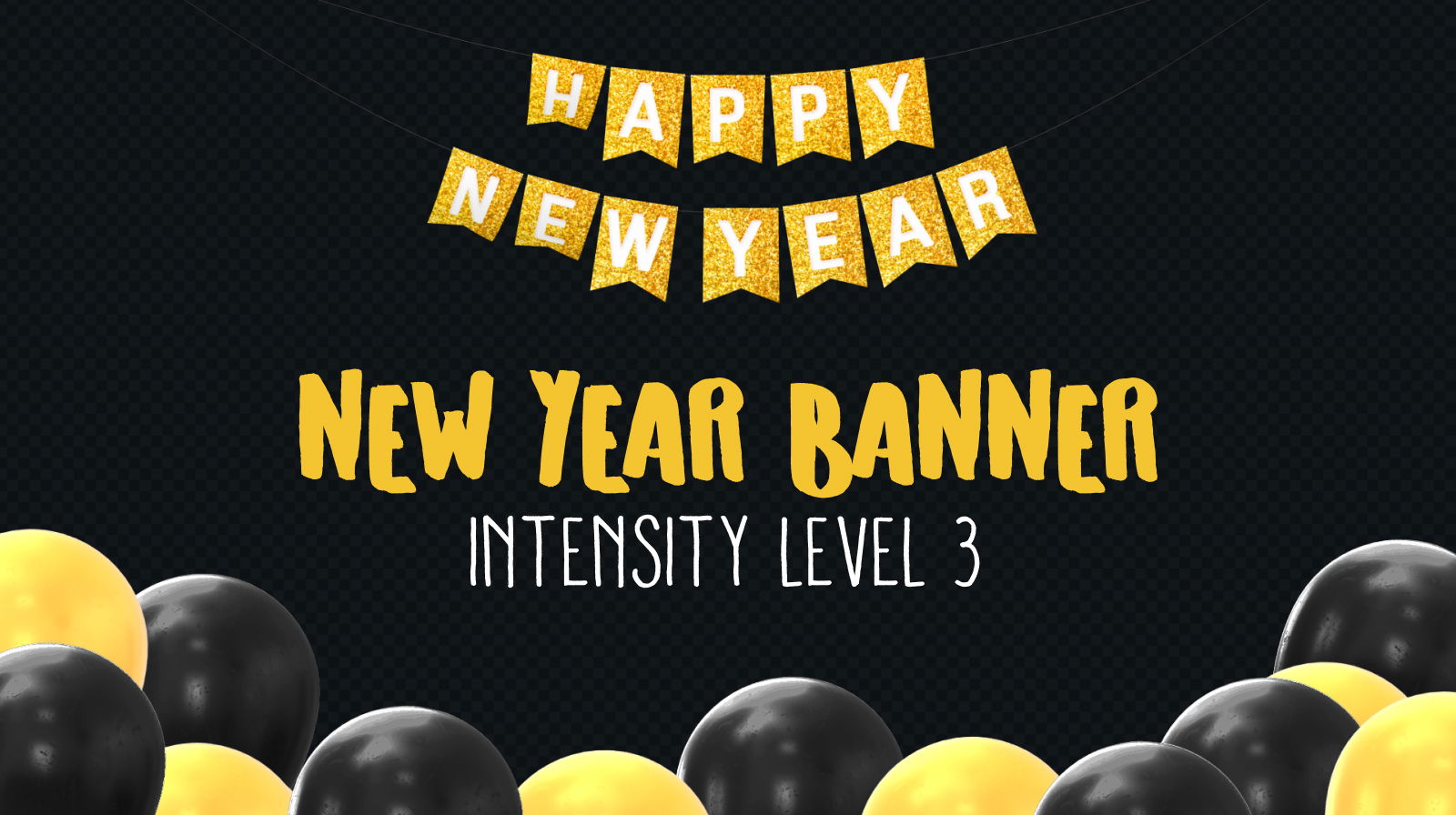 New Year Moods Widget - New Year Banner - Level 3