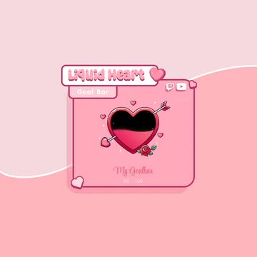 Heartbeat Goal Bar - Liquid Heart