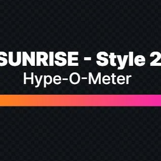 FREE Hype-O-Meter - Sunrise - Style 2