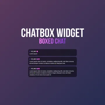 Chatbox Widget - Boxed Chat