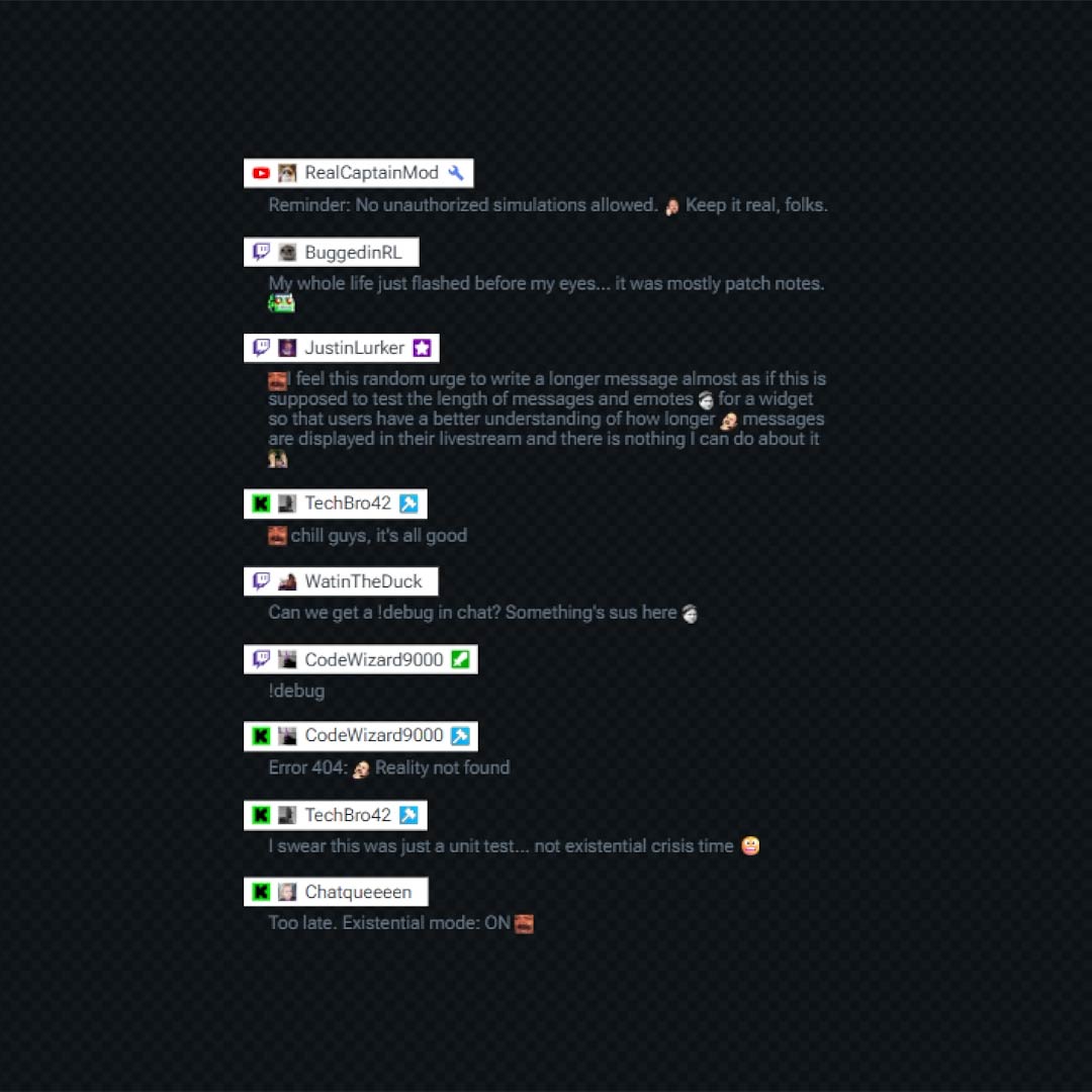 Chatbox Widget - Chatbox for Overwatch 2 - Futuristic