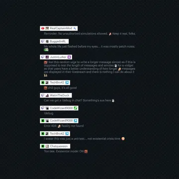 Chatbox Widget - Chatbox for Overwatch 2 - Futuristic