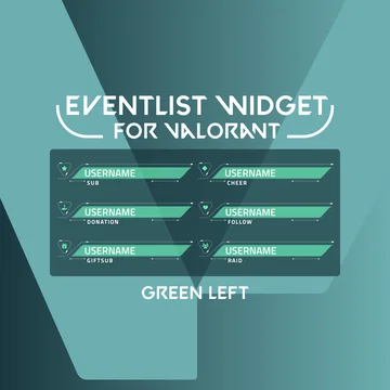 Event List for Valorant - Green - Left