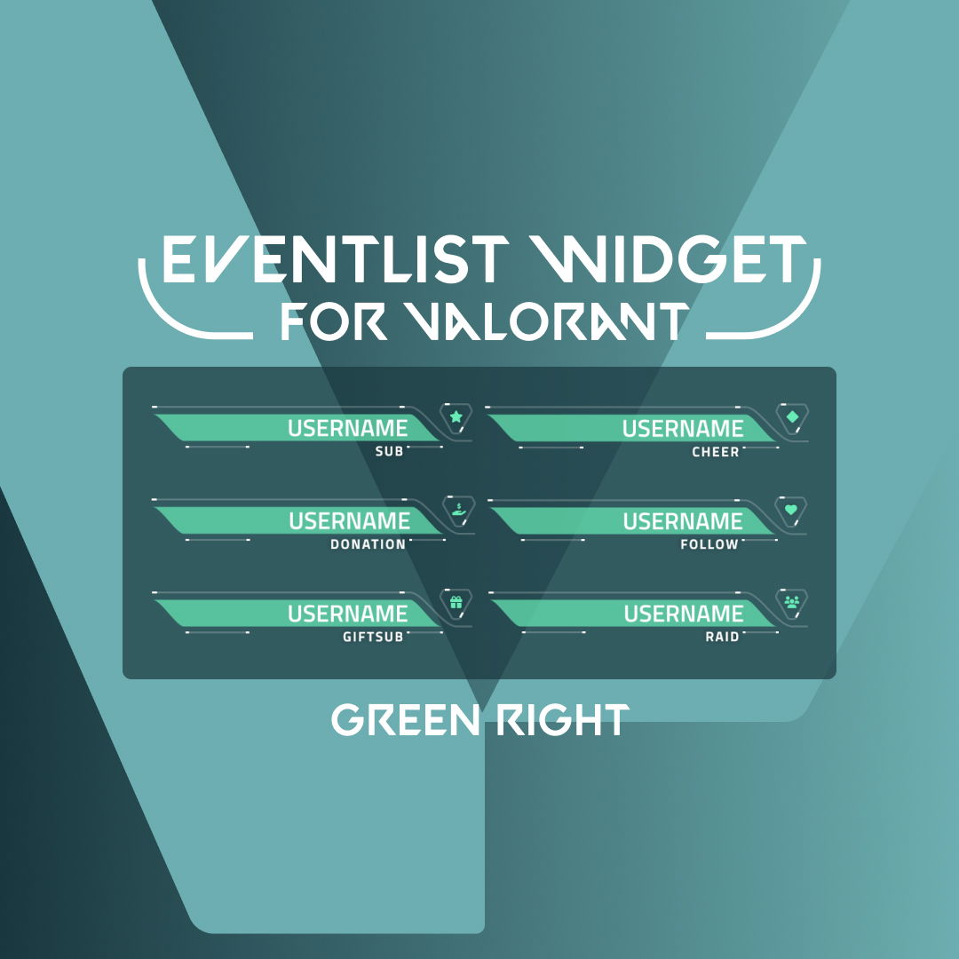 Event List for Valorant - Green - Right