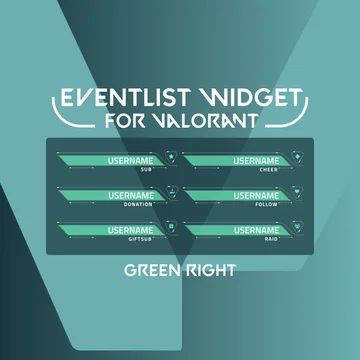 Event List for Valorant - Green - Right