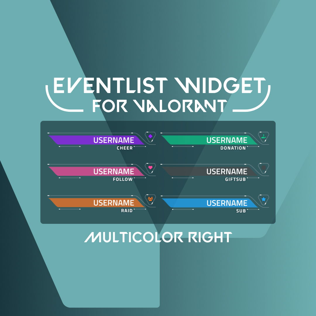 Event List for Valorant - Multicolor - Right