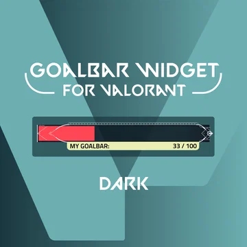 Valorant Goal Bar - Dark