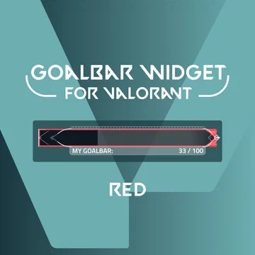 Valorant Goal Bar - Red