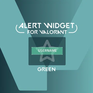 Alert Widget for Valorant - Green