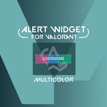 Alert Widget for Valorant - Multicolor
