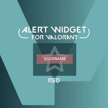 Alert Widget for Valorant - Red