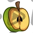 Half an apple - Channel Point Badge
