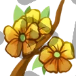 Golden Cherry Blossom - Channel Point Badge