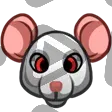 White Mouse - Channel Point Badge