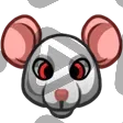 White Mouse - Channel Point Badge