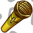 Golden Microphone - Channel Point Badge