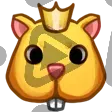 Golden Hamster King - Channel Point Badge
