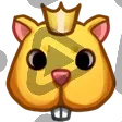 Golden Hamster King - Channel Point Badge