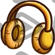 Golden Gaming Headset - Channel Point Badge