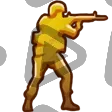 Golden Soldier CSGO - Channel Point Badge