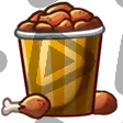 Chicken Bucket Golden Box - Channel Point Badge